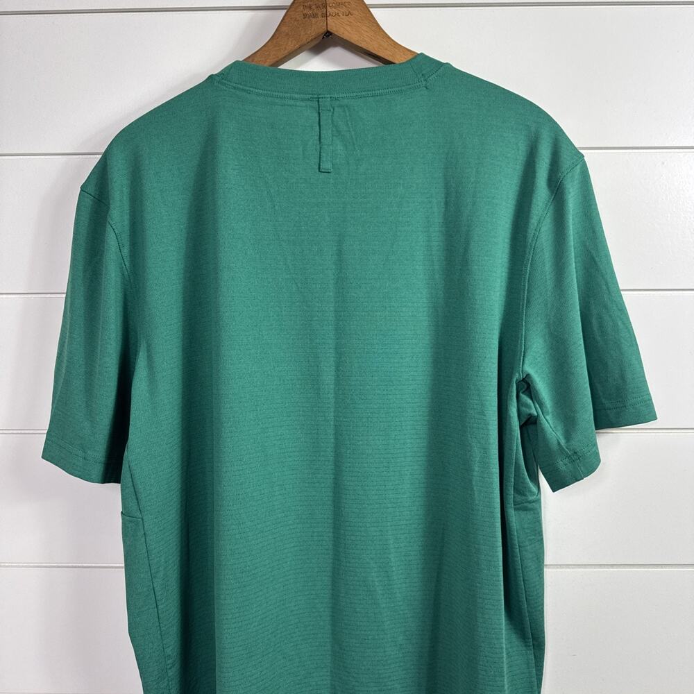 Lululemon Activewear Tee Shirt Crewneck Short Sleeve Green sz M - Picture 6 of 7